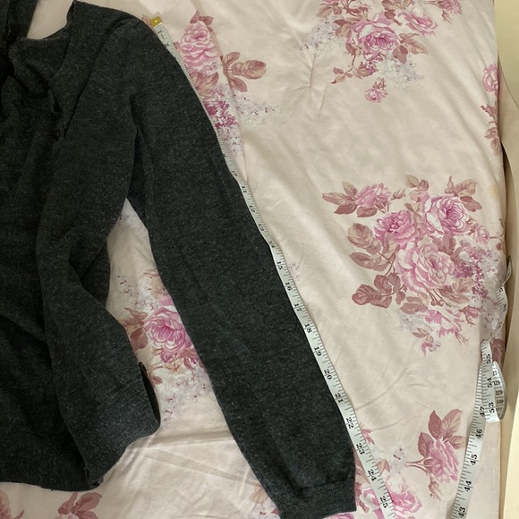 THE LIMITED | Gray Wool Blend Cardigan Sweater - Picture 11 of 11